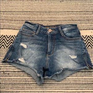 Denim shorts